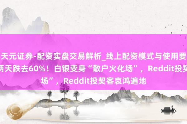天元证券-配资实盘交易解析_线上配资模式与使用要点 杠杆ETF两天跌去60%！白银变身“散户火化场”，Reddit投契客哀鸿遍地